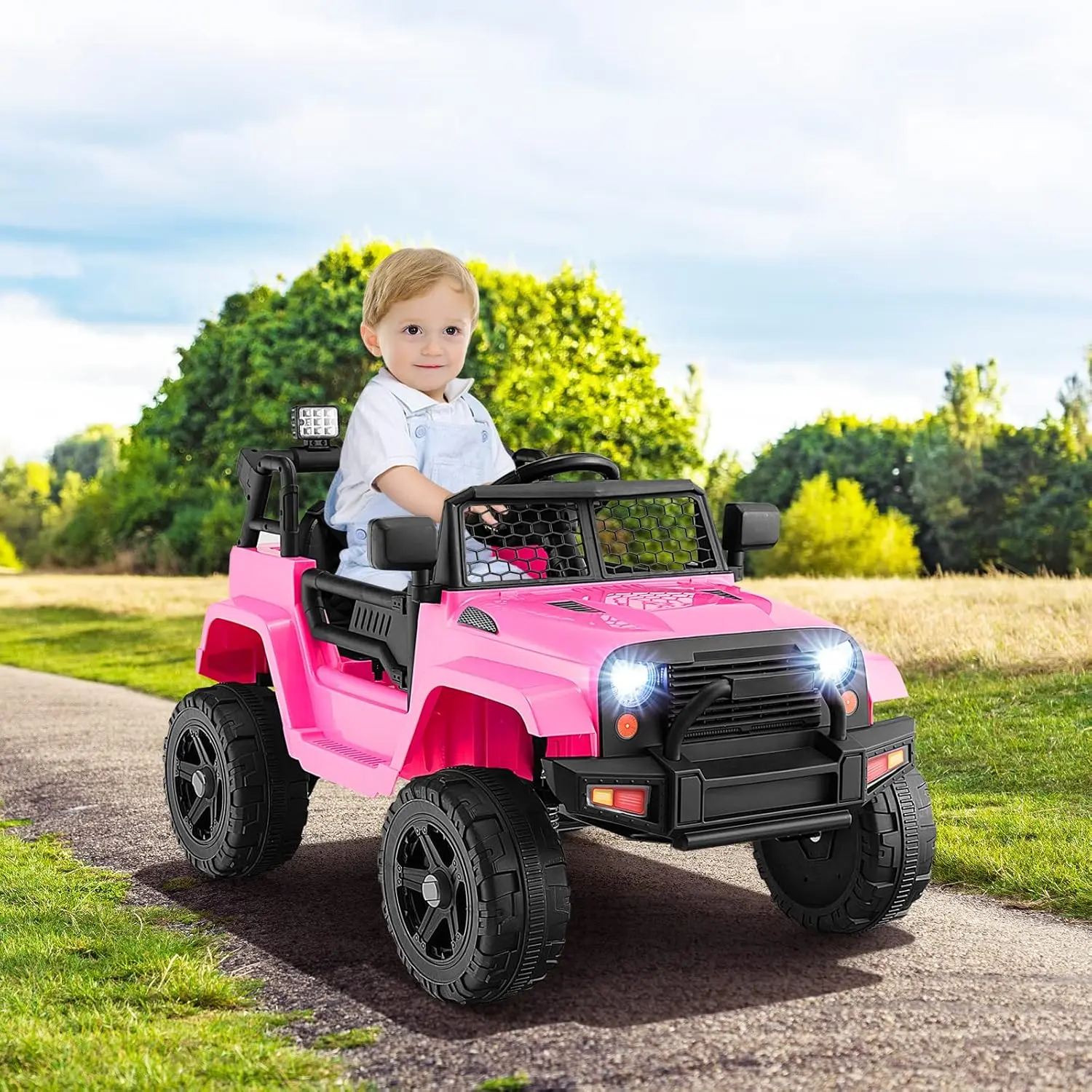 One Seat - 12V Battery - Pink