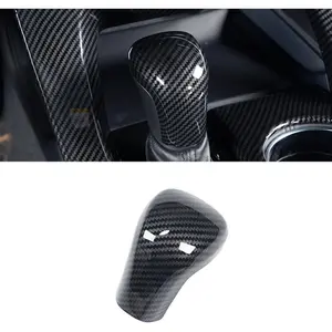 No Adhesive Snap-on Gear Shift Knob Cover Trim Protector Cap Glue-free For Toyota 2018-2025 Camry For 2019 - 2025 Corolla For 2019 - 2022 Avalon Accessories