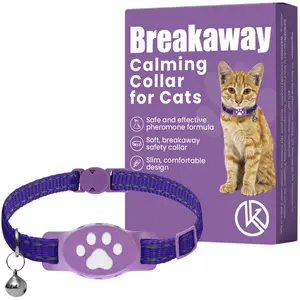 Breakaway Calming Collar for Cats - The Safest and Most Comfortable Pheromone System - Lasts Up to 60 Days - by Kitty Kompass