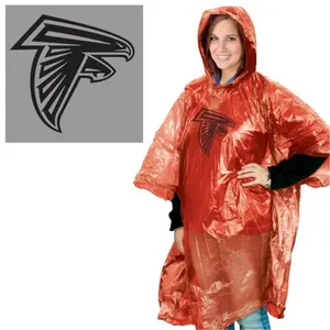 212 MAIN Unisex Hooded Rain Poncho Outerwear - Lightweight, Team Logo Compatible, Effective Rain Protection for Home, Outdoor Use