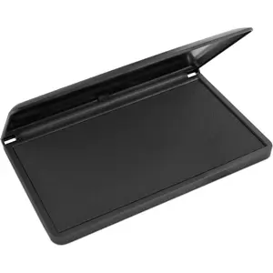 Large Premium Black Ink Stamp Pad  3.5" x 6.25"  Quality Felt Pad