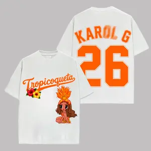 Tropitour Dates 2026 Premium Cotton T-Shirt, Latin Music Tour Merch, Reggaeton Graphic Tee, La Reina Vibes Streetwear Shirt