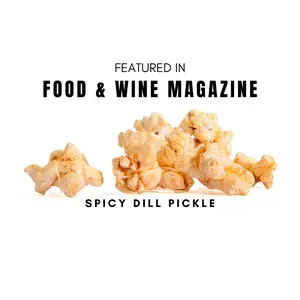Spicy Dill Pickle Popcorn - Bold Tangy Flavor for Movie Nights & Cravings - Real Dill & Sourness Snack
