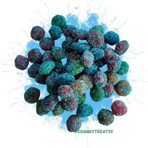 Trending Sour Blue Raspberry Gushers - Sweet Candy Trending Sour Blue Raspberry Gushers - Sweet Candy