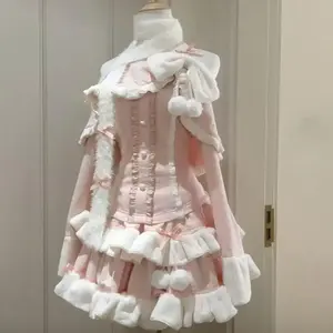 Sweet Daughter Girl 2-Piece Set – Pink One-Shoulder Top with Shoulder Panel and Layered Cake Skirt