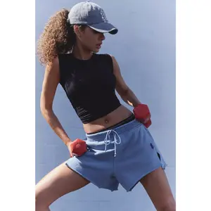 Free People Movement: Knockout Short in Dark Slate