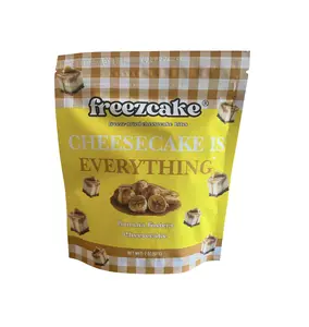 Freezcake Freeze-Dried Cheesecake Banana Foster Snack Bite 2 oz Convenient Creamy Texture Quick & Easy Consumption