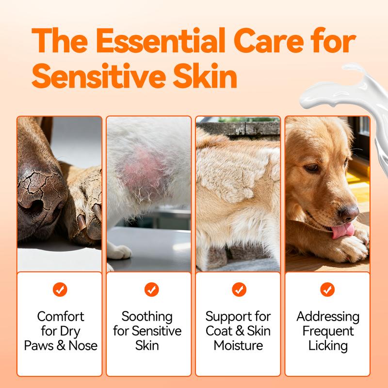 Hot Spot Treatment for Dogs, Gentle Soothing Balm for Dogs, with Quantum Silver and Coconut Oil, Formulated to Nurture & Comfort Dry, Sensitive Skin