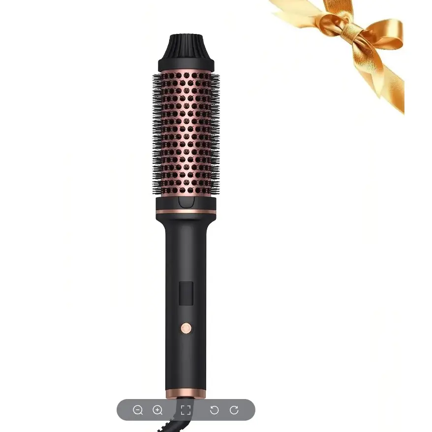 1.5 inch Round Styling Hair Brush, Ceramic Anti-Static Blow Dry Brush, Detangling Volumizing Barrel Brush for Smooth Blowouts