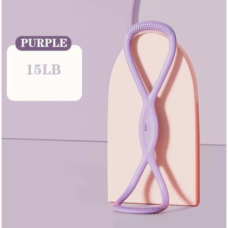 Resistance Bands Figure 8 Exercise Bands for Women 8 Shaped silicone Material for Arms Chest Expander