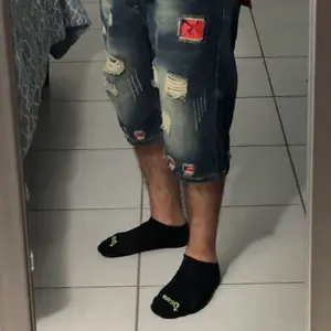 Men's Patchwork Denim Shorts, Regular Fit Casual Fashion Shorts for Summer, Men's Bottoms for Daily Wear, Casual Pocket Shorts, Casual Fashionable Shorts