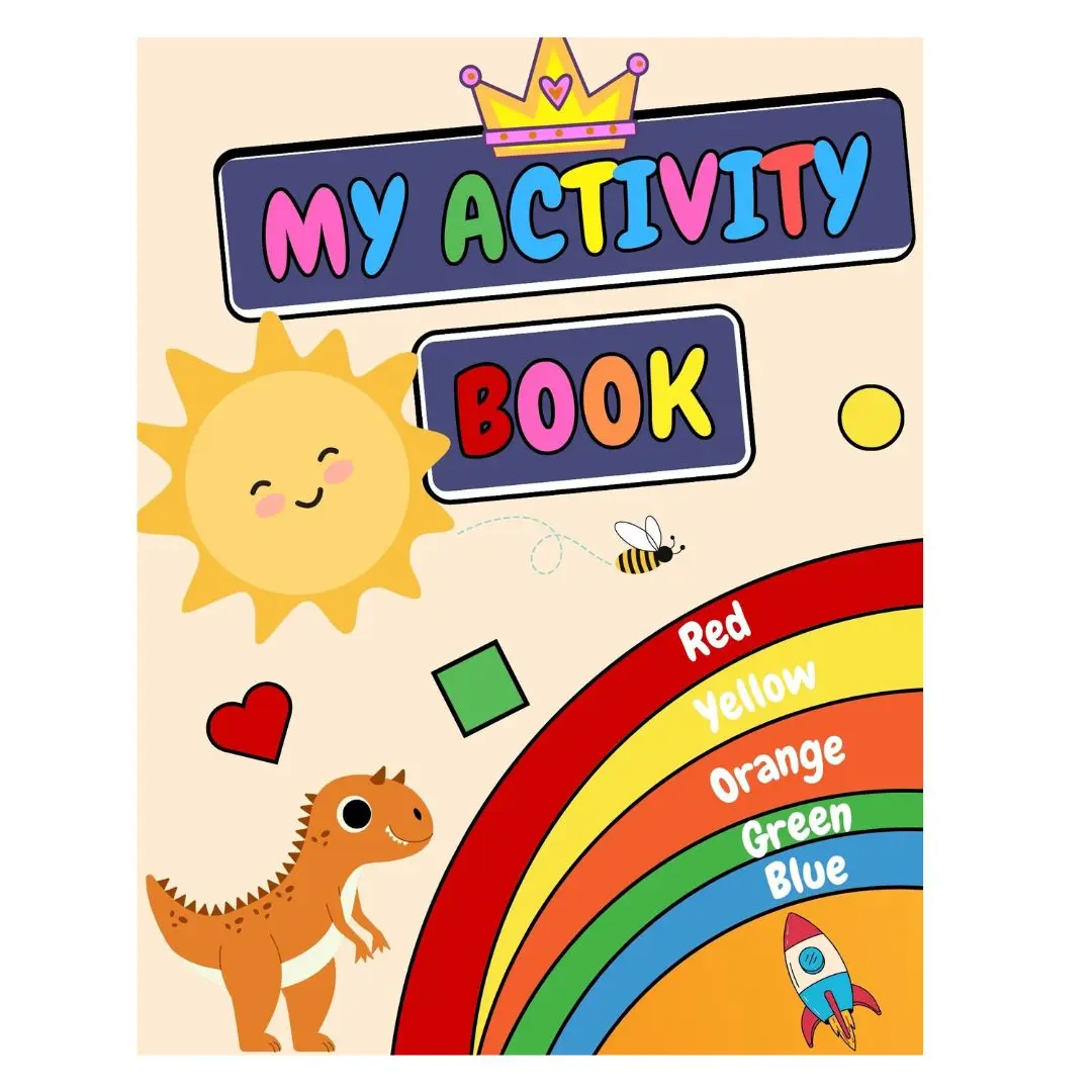 English and Spanish Busy book Preschool- Elementary- Grammar Activity Book PreK-2nd Grade - Summer Learning Binder- Early Skills,
