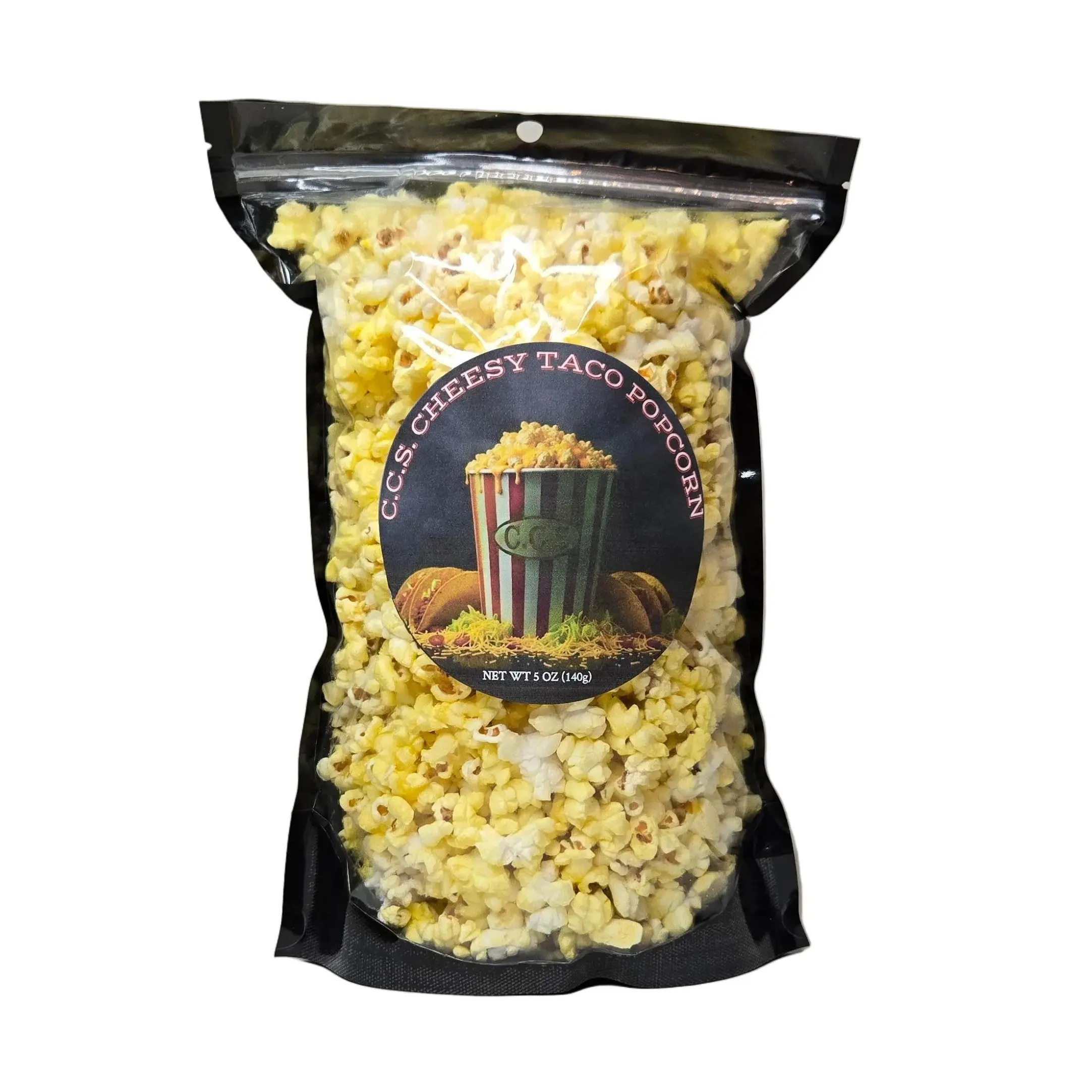 Cheesy Taco Gourmet Popcorn - Cotton Candy Sensations - 8 Cups