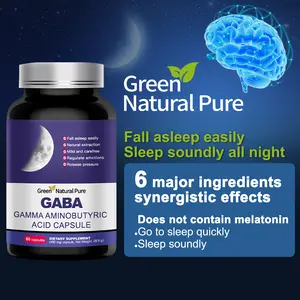 Green Natural PureNatural Sleep Capsules - 30 servings - Gamma-aminobutyric acid (melatonin-free)-01