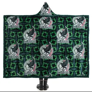 Selección de México wearable hooded blanket - Perfect for snuggling mexican  blanket wearable  blanket hoodie