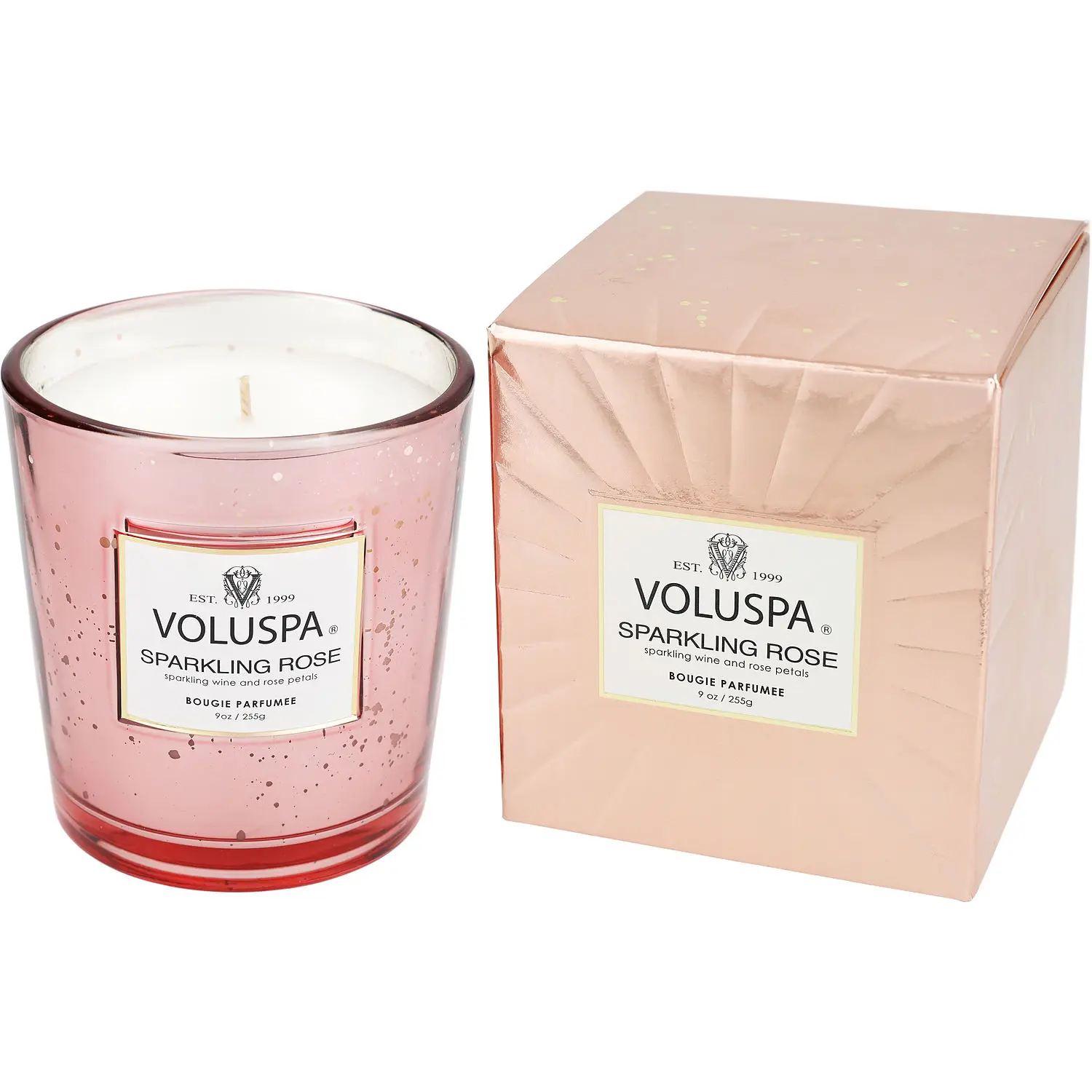 Voluspa Sparkling Rose By Voluspa Classic Candle For Unisex