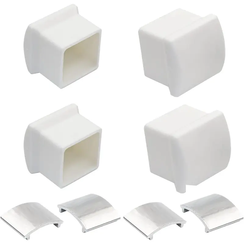 AC36-2 Ladder Stabilizer Replacement Rubber End Caps Fits for Werner Extension Ladder Accessories, Ladder Standoff/Stabilizer AC78 & AC76, Ladder Leveler Pads for Werner Ladder Bumpers - 4 Pair