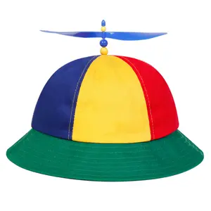 Unisex Propeller Bucket Hat Outdoor Sport Sunscreen Leisure Hat Spring Autumn Travel Tourism Beach Vacation
