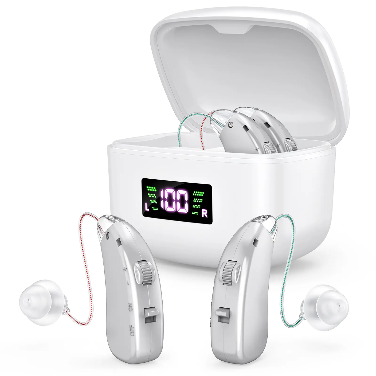 Rechargeable PA Speaker Amplifier - Portable Amp with Charging Box, Volume-Adjustable Device for Complexion-Related Relaxation Sessions
