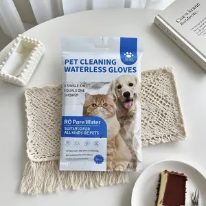 No time for a full bath? Try QuickClean Gloves Pro! These extra-thick, lick-safe wipes make it easy to clean your pet’s paws, ears, and bum anywhere. Perfect for daily grooming and travel — fresh, soft, and odor-free every time!