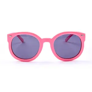 Round Youth Sunglasses - Trendy Children's Eyewear with a Comfortable Fit