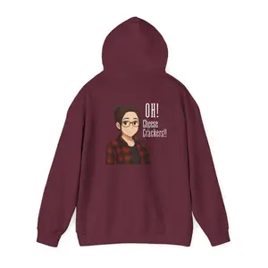 OH! Cheese & Crackers!!! Women's Hoodie with Dragonfly Logo Soft Cozy Fit Casual Cotton