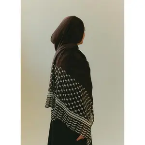 Brown Keffiyeh Hijab | Modal | (Pre-order)