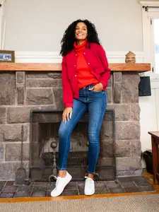 Judy Blue Full Size Washed Thermal Skinny Jeans Plus Size