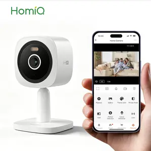 HomiQ.AI Smart Garage Security Camera Gen 2 – 2k HD Video, Night Vision, Motion Detection, Magnetic, Wi-Fi