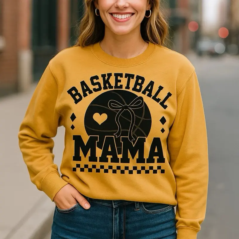 Basketball Mama Screen Print Transfer only (Ready to Press)