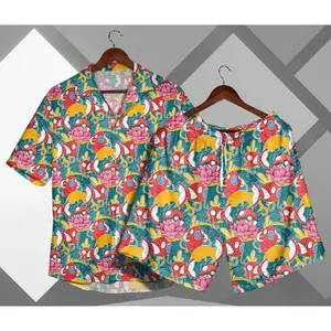 Magikarp Hawaiian Shirt Tropical Hawaii Set Hawaii Button-Up Shirt Hawaiian Short Summer Magikarp Shirt Gifts