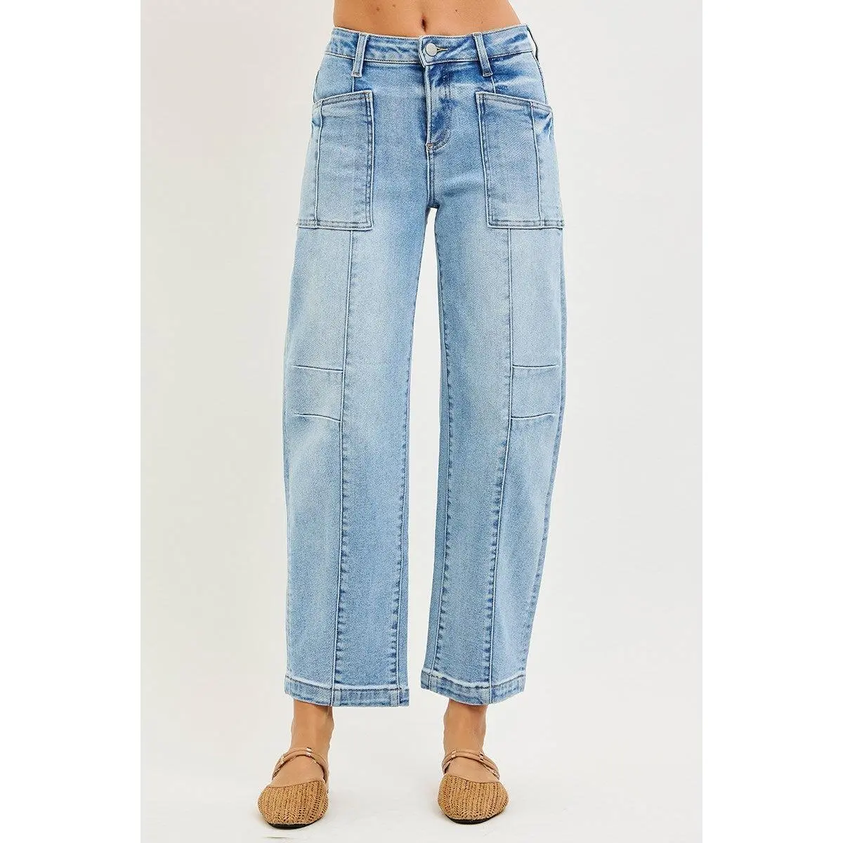 The Cody High Rise Ankle Boyfriend Jeans Light Wash