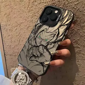Anime Hot Super Saiyan Goku Line Smartphone Case Suitable for iPhone 17 16e 16 15 14 13 12 11 Mini Pro Max Air X XR XSMAX 8 7 Plus Anti Fall Protective Matte Back Cover