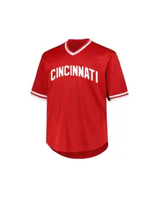 Men's Vintage Embroidered Baseball Jersey, Jersey Shirt, Loose-Fit V Neck Short Sleeve Sporty Training Tee, All Seasons Casual Wear