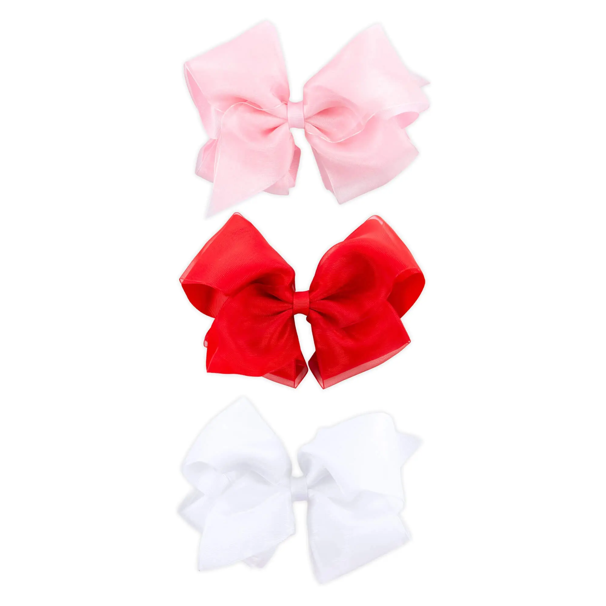 Organza Hair Bow - Girls Ribbon Hair Accessory