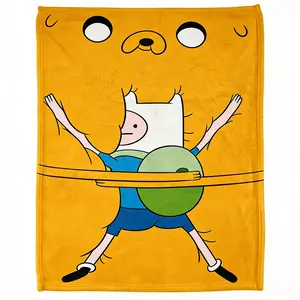 Countdown Sale! Adventure Time Blanket | Adventure Time Decorations, Home Decor, Gifts,cozy flannel blanket Suitable for use in offices, sofas, and travel settings, etc Suitable for all four seasons A gift suitable for fans, friends and children