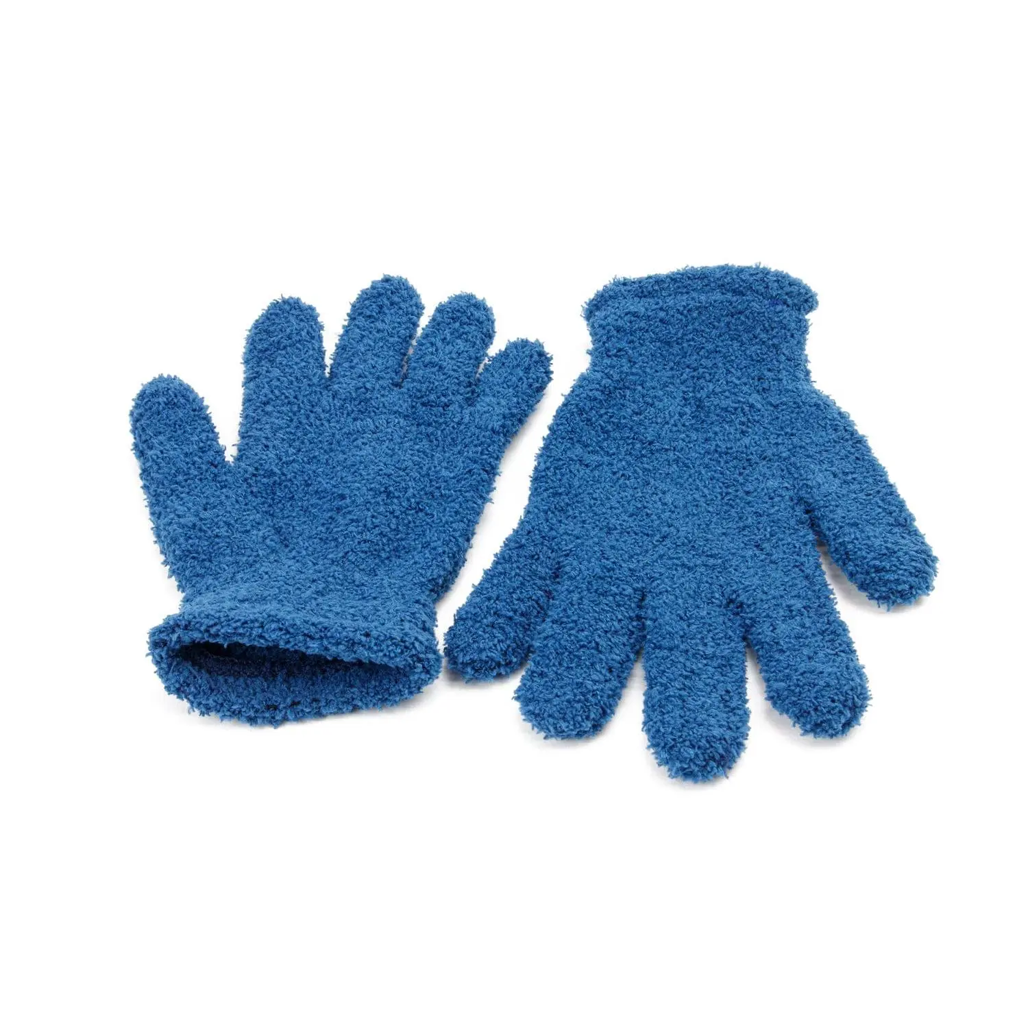 Plush Microfiber Ambidextrous Car Cleaning Glove with Contour Control, 2-Pack Value Set Automotive Wash Accessories, Works on Curved Panels