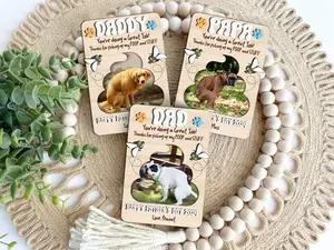 Custom Fridge Photo Magnet For Dog Dad, Fathers Day Gift, Funny Photo Frame, Dog Dad Gift, Gift for Dog Lovers, Fathers Day Picture Frame