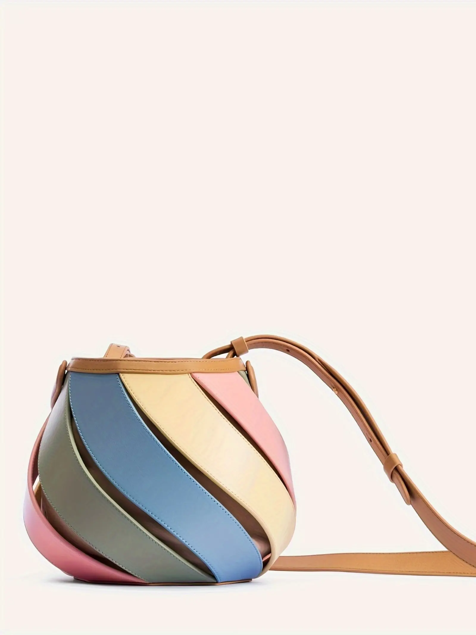 High-End Leather Patchwork Bag, Handheld & Crossbody Dual Use, Trendy Luxury Design, Perfect Atmosphere Booster, All Seasons Fashion, Fashionable Patterned Bag, Color Blocked Bag, Crossbody Shoulder Bags