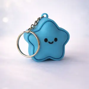 Star Fidget Clicker Keychain