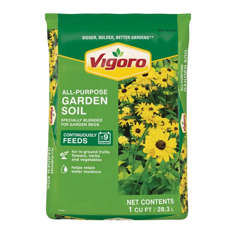 1 cu. ft. All Purpose Garden Soil for In-Ground Use for Fruits, Flowers, Vegetables and Herbs (2 pack)