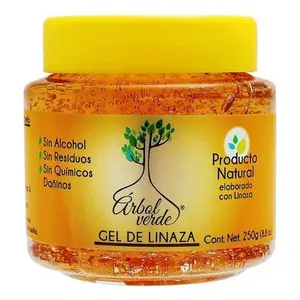 Green Tree Hair Gel with Flaxseed, 250 gr.