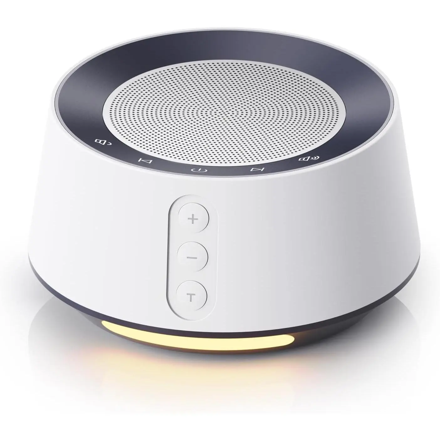 L-ADE003  White Noise Sound Machine with 14 Soothing Sounds and 10 Levels Night Light for Sleeping, 5 Timers and Memory Feature Plug in Sound Machine for Nursery Baby Kids Adults (White)