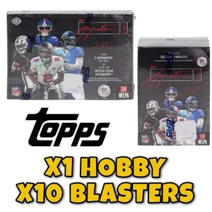Break 243 - 2025 Topps Signature (10) Blasters (1) Hobby Football