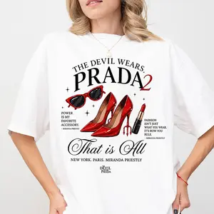 The Devil Wears Shirt, Runway Shirt, Fashion Boss Lady Graphic Tee, Gift For Women and Man Unisex T-Shirt