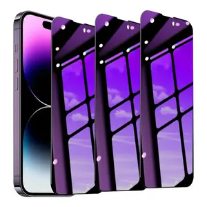 Anti-spy Tempered Glass Screen Protector, 3 Counts Anti-blue Light Phone Screen Protector, Phone Accessories Compatible with iPhone 15 Pro Max 16 #TOP PICKS