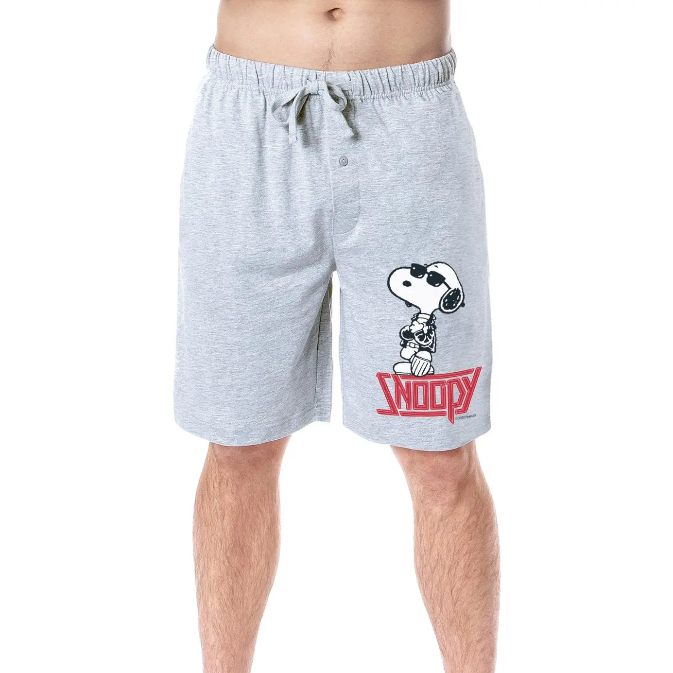 Peanuts Mens' Snoopy Rocker Cool Punk Character Sleep Pajama Shorts Peanuts Mens' Snoopy Rocker Cool Punk Character Sleep Pajama Shorts