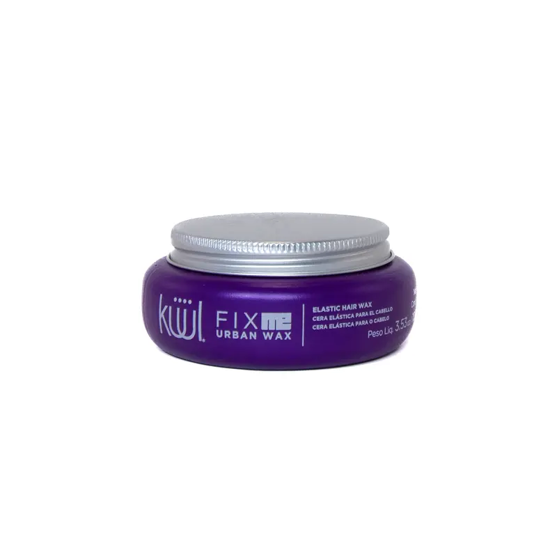 KUUL Color System Fix Me Elastic Hair Wax for Styling, Moderate Hold & Definition with a Natural Finish, Purple Frost, 3.52 oz, Hair Styling Product