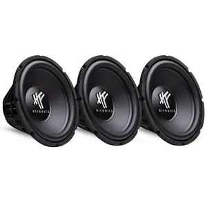 Hifonics 12" 800 Watt 4 Ohm DVC Car Audio Subwoofer Power Bass Sub (3 Pack)