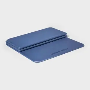 Foldable Stacked Yoga Mat Navy Blue(0.5mm) - All In Motion